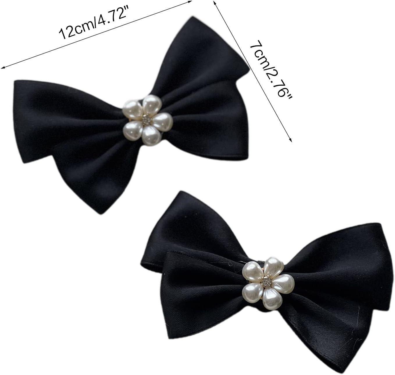 image:imagelgant nud Pinces Chaussures pour Chaussures Plates Pompes Accessoires de Chaussures dcoratifs Clips Femmes fte de Mariage dcorations de Chaussures Clips Noir