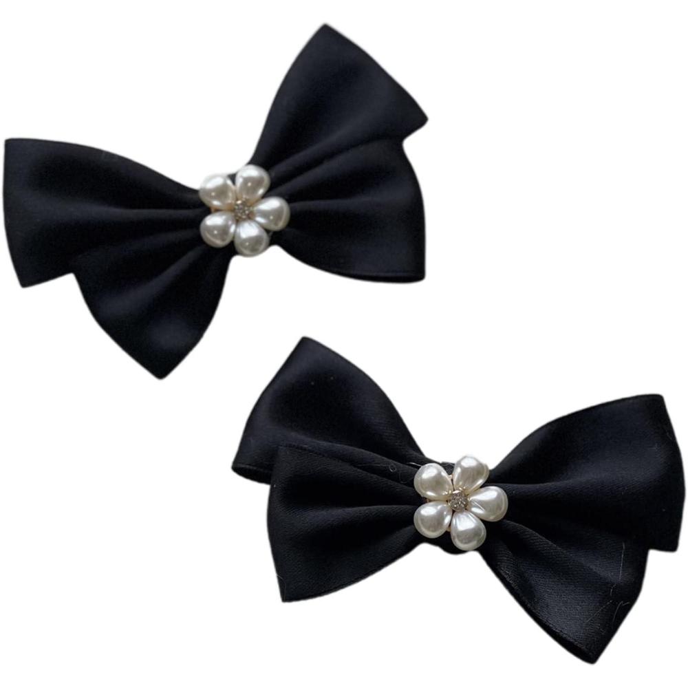 image:imagelgant nud Pinces Chaussures pour Chaussures Plates Pompes Accessoires de Chaussures dcoratifs Clips Femmes fte de Mariage dcorations de Chaussures Clips Noir