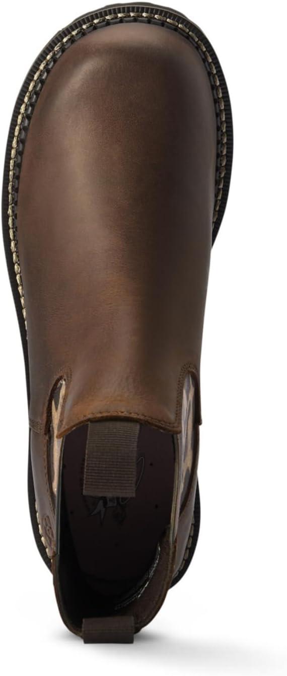 image:imageARIAT Femme Fatbaby Twin Gore Western Boot BotteMarron Clair Vieilli
