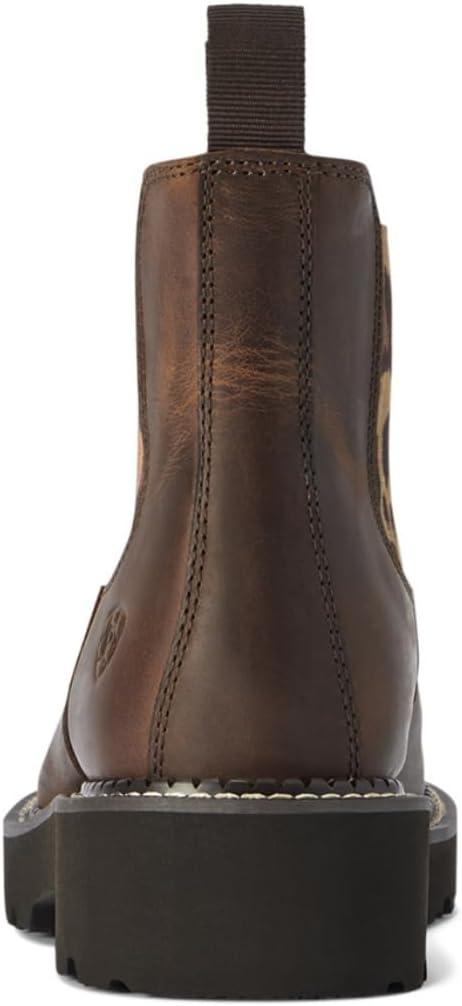 image:imageARIAT Femme Fatbaby Twin Gore Western Boot BotteMarron Clair Vieilli