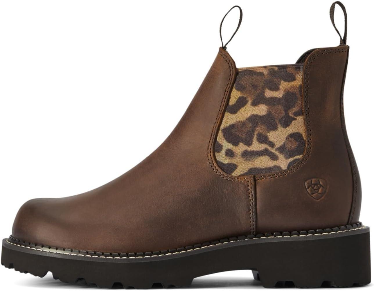 image:imageARIAT Femme Fatbaby Twin Gore Western Boot BotteMarron Clair Vieilli