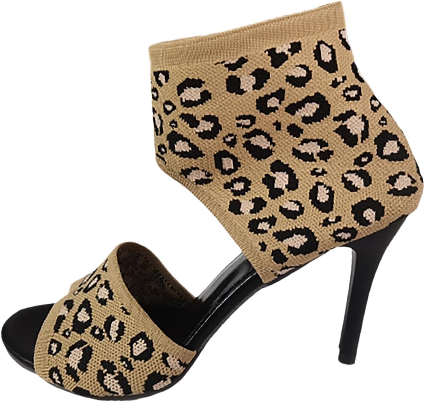 image:imageChaussure Femme Petit Talon Sandales Compenses NuPieds Chaussures Ete Ouvertes Escarpins Couleur Unie Talon Soire High Heels Chic Et Confort Orthopedique Poisson Bouche SandaleB01marron