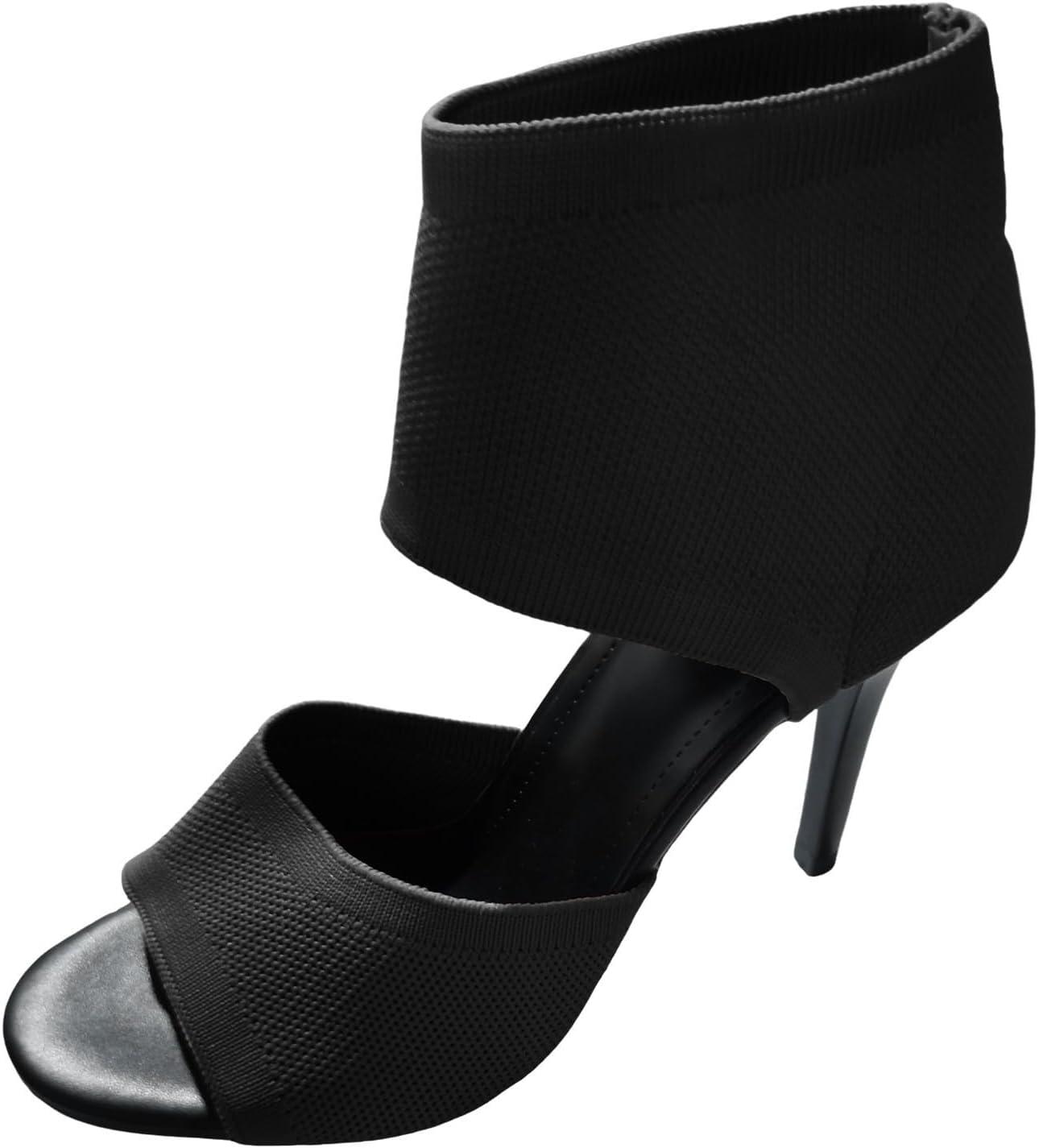 image:imageChaussure Femme Petit Talon Sandales Compenses NuPieds Chaussures Ete Ouvertes Escarpins Couleur Unie Talon Soire High Heels Chic Et Confort Orthopedique Poisson Bouche SandaleB01noir