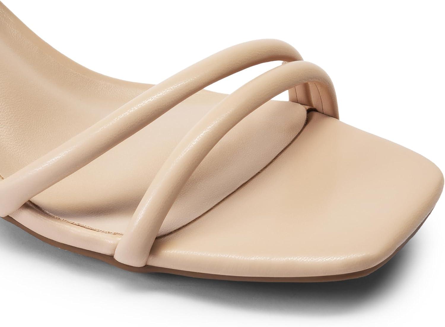 image:imageDREAM PAIRS Sandales talons bas bout ouvert avec boucle de cheville pour femmePu