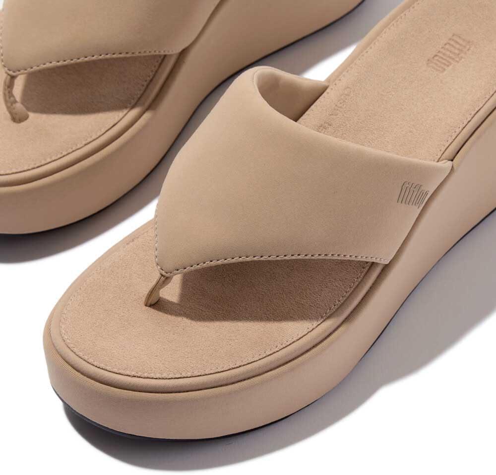 image:imageFitflop Womens Platfforms Wedge ToePost SandalsBeige