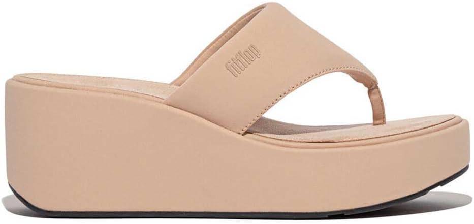 image:imageFitflop Womens Platfforms Wedge ToePost SandalsBeige