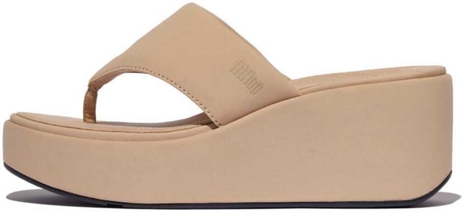 image:imageFitflop Womens Platfforms Wedge ToePost SandalsBeige