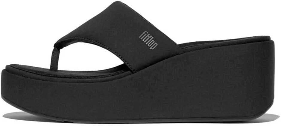 image:imageFitflop Womens Platfforms Wedge ToePost SandalsNoir