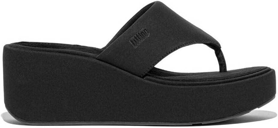 image:imageFitflop Womens Platfforms Wedge ToePost SandalsNoir