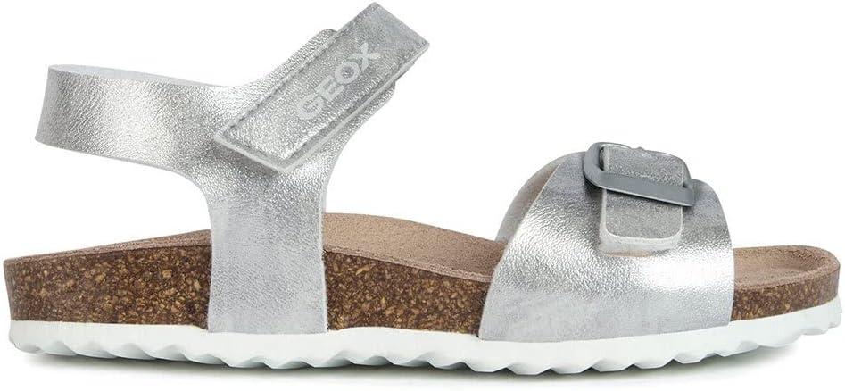 image:imageGeox J Adriel Girl C SandaleFille000bj Silver