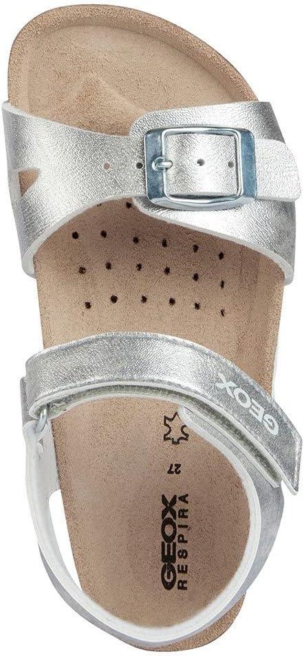 image:imageGeox J Adriel Girl C SandaleFille000bj Silver