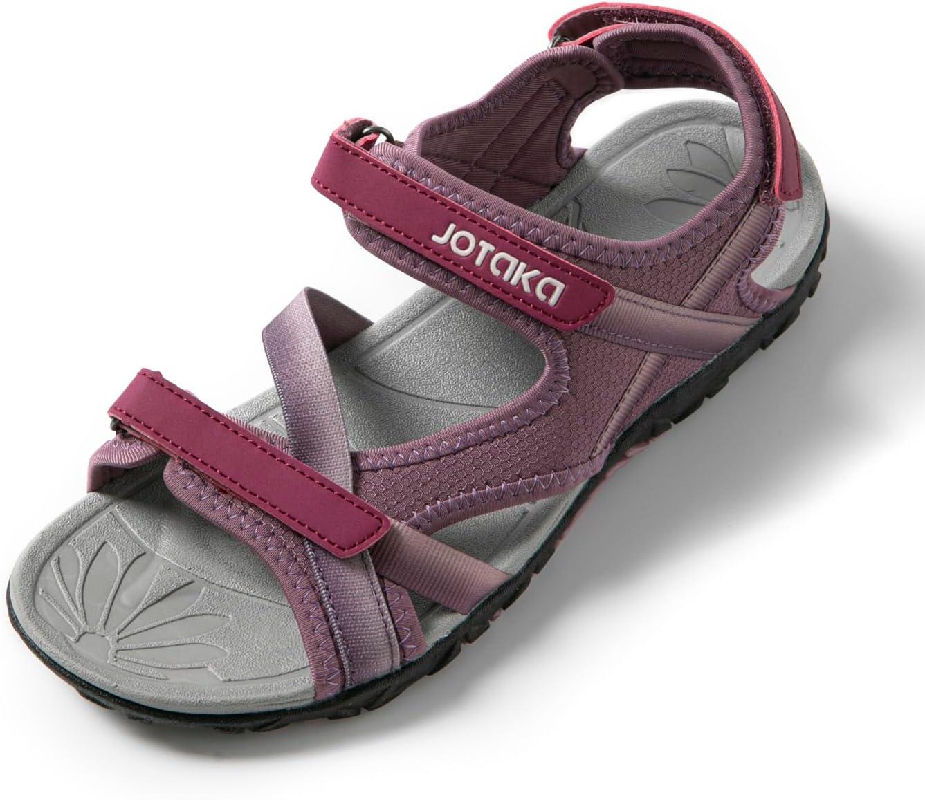 image:imageJOTA KA Sandales dt pour femme Lgres respirantes et confortables semelle antidrapante fermeture Velcro rglable randonne marche et usage quotidienViolet