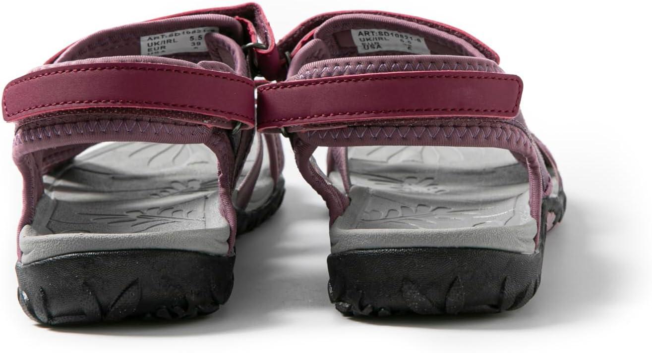 image:imageJOTA KA Sandales dt pour femme Lgres respirantes et confortables semelle antidrapante fermeture Velcro rglable randonne marche et usage quotidienViolet