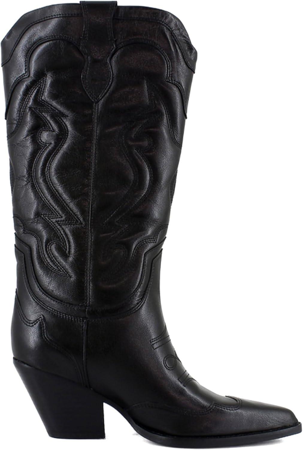 image:imageSam Edelman Femme James Botte de WesternCuir Noir