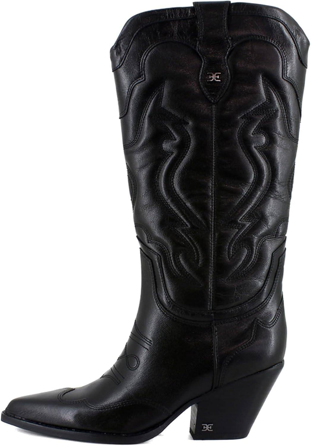 image:imageSam Edelman Femme James Botte de WesternCuir Noir