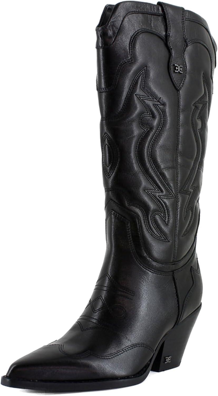 image:imageSam Edelman Femme James Botte de WesternCuir Noir