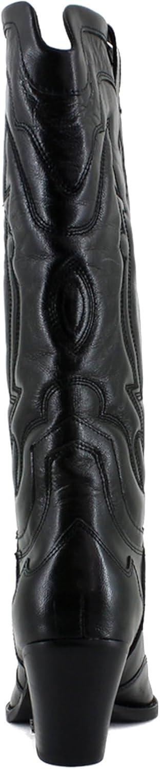 image:imageSam Edelman Femme James Botte de WesternCuir de Veau Large Noir