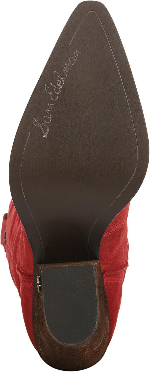 image:imageSam Edelman Femme James Botte de WesternVeau Large Rouge carlate