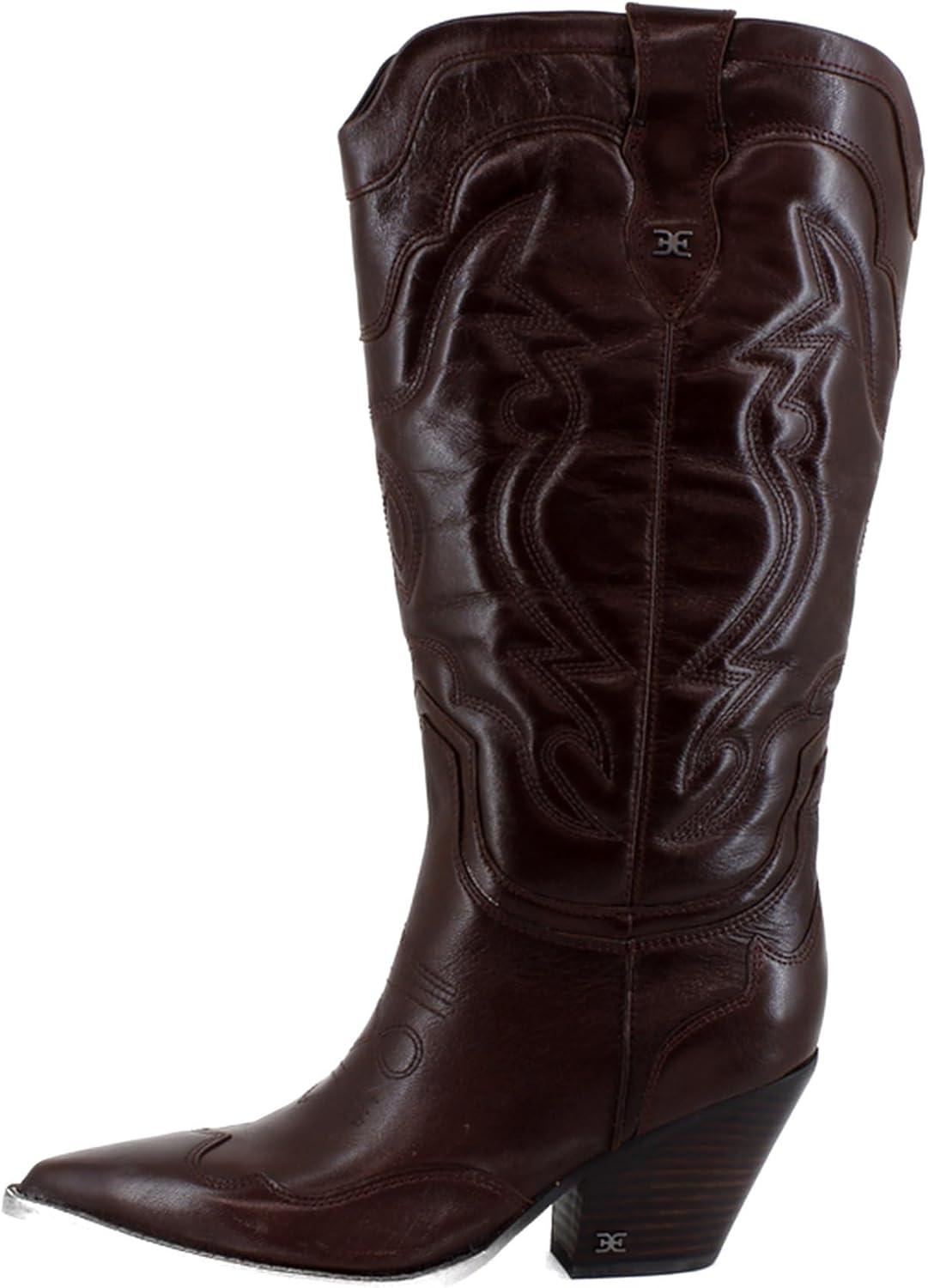 image:imageSam Edelman Femme James Botte de WesternVeau Large aux Noix de Pcan pices