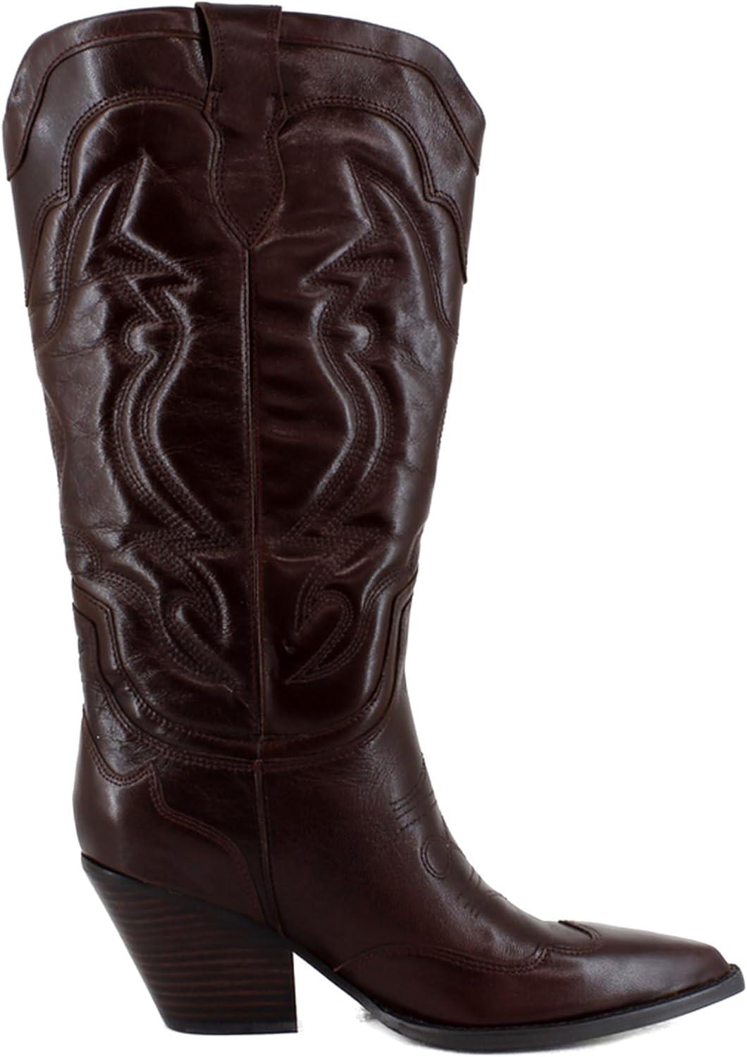 image:imageSam Edelman Femme James Botte de WesternVeau Large aux Noix de Pcan pices