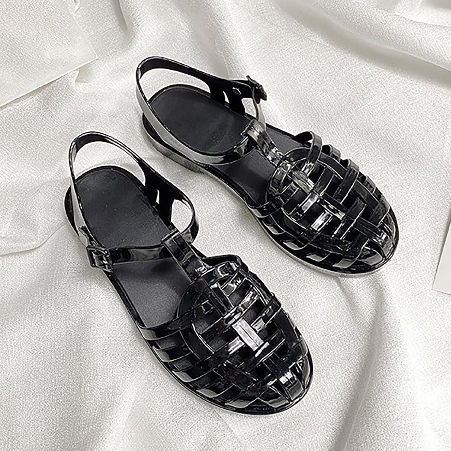 image:imageSandales en Plastique Chaussures pour Adulte Sandale de PlageMert Antidrapante03 Noir01
