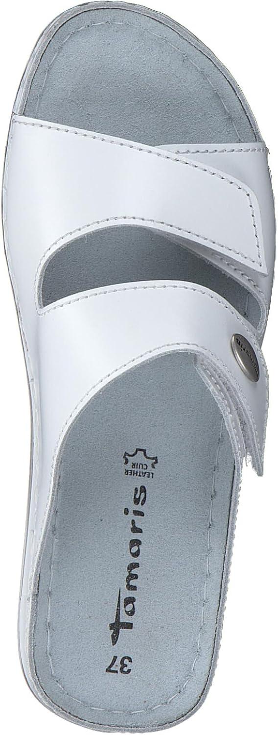 image:imageTamaris 27510 Mules FemmeCuir Blanc