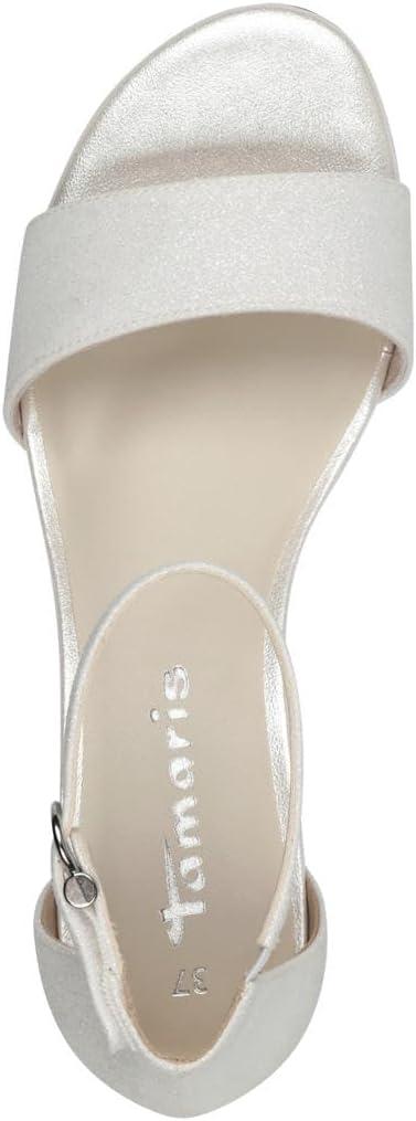 image:imageTamaris Women 12829542 Womens Heeled Sandal172 White Glam