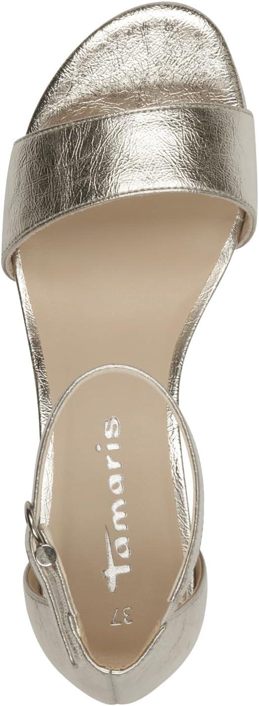 image:imageTamaris Women 12829542 Womens Heeled SandalPlatine