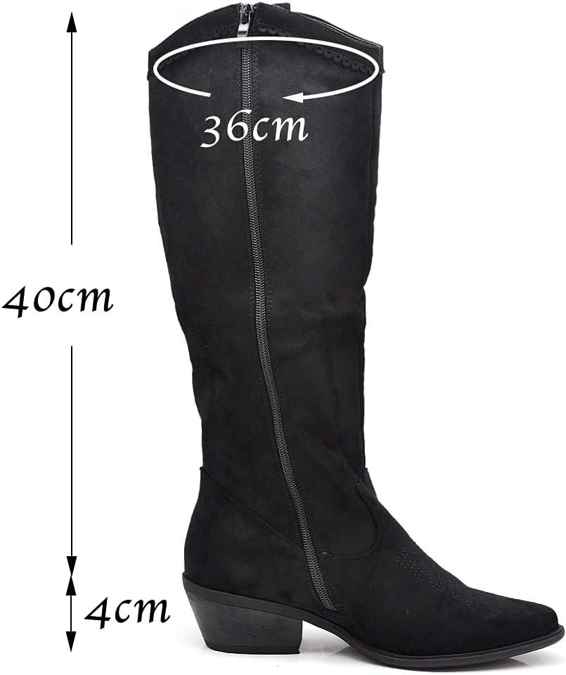 image:imageTexani Cowboy Western Chaussures pour femme Bottes Frange Camperos Etnici 625Ml60 Noir