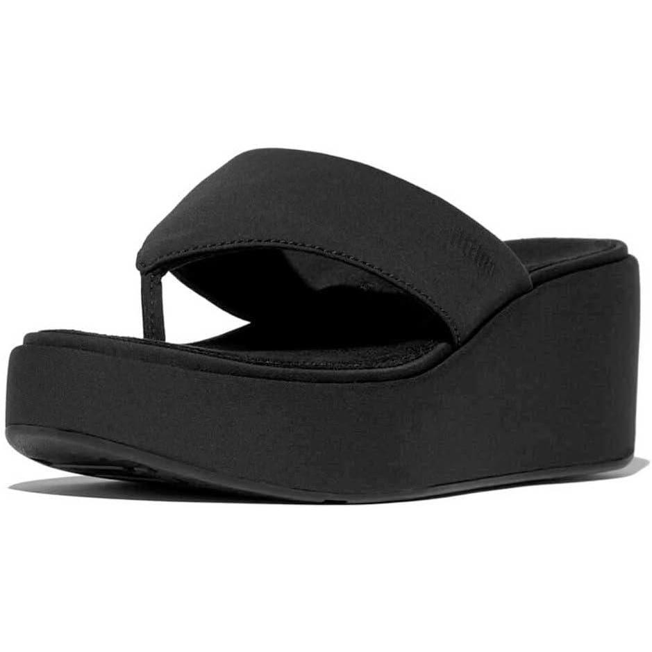 image:imageFitflop Womens Platfforms Wedge ToePost SandalsNoir