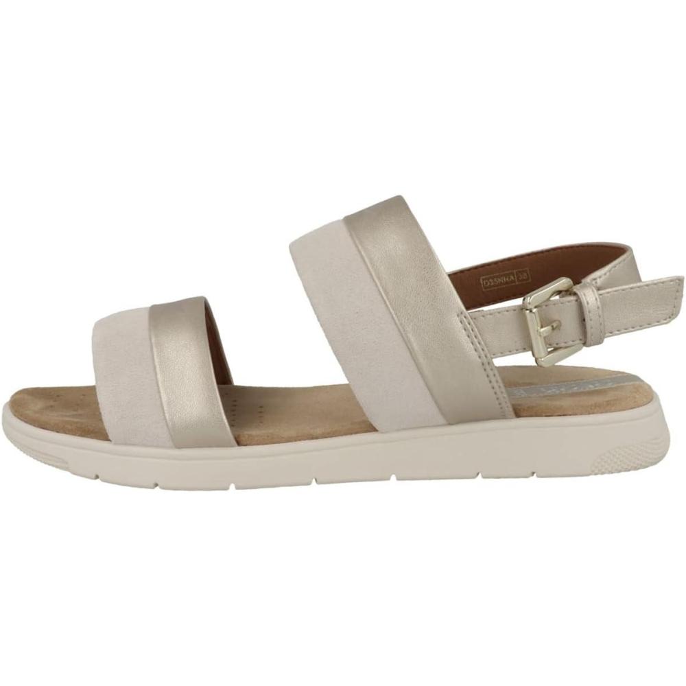 image:imageGeox Femme D Dandra SandalesOr Blanc Cass