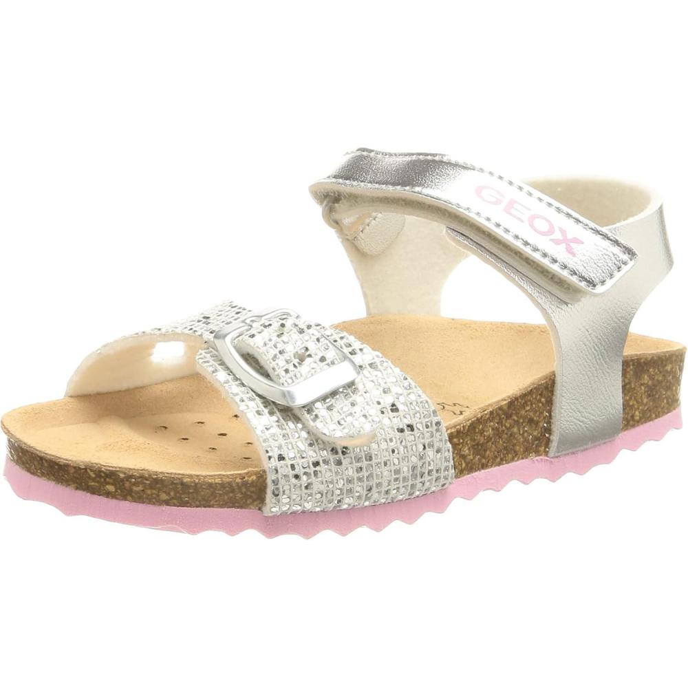 image:imageGeox J Adriel Girl C SandaleFille0nfew Silver