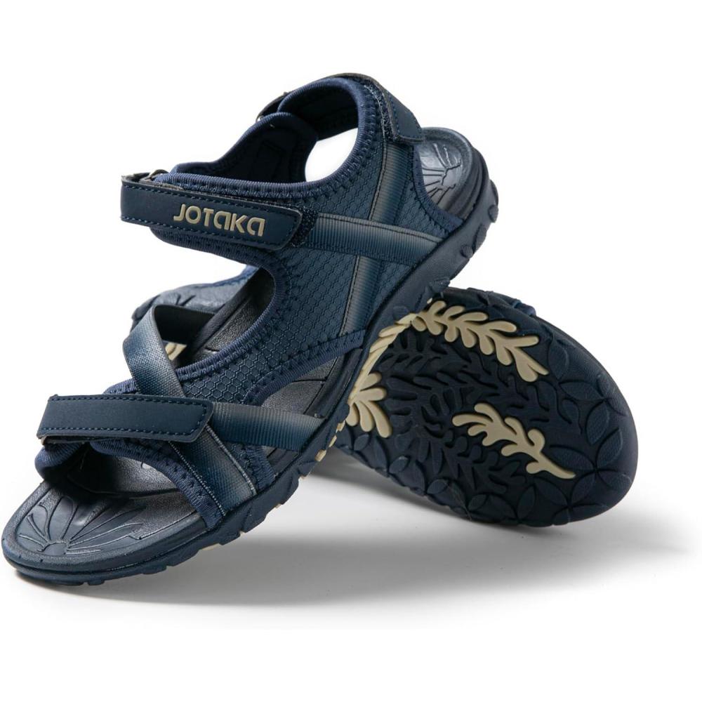 image:imageJOTA KA Sandales dt pour femme Lgres respirantes et confortables semelle antidrapante fermeture Velcro rglable randonne marche et usage quotidienBleu Marine