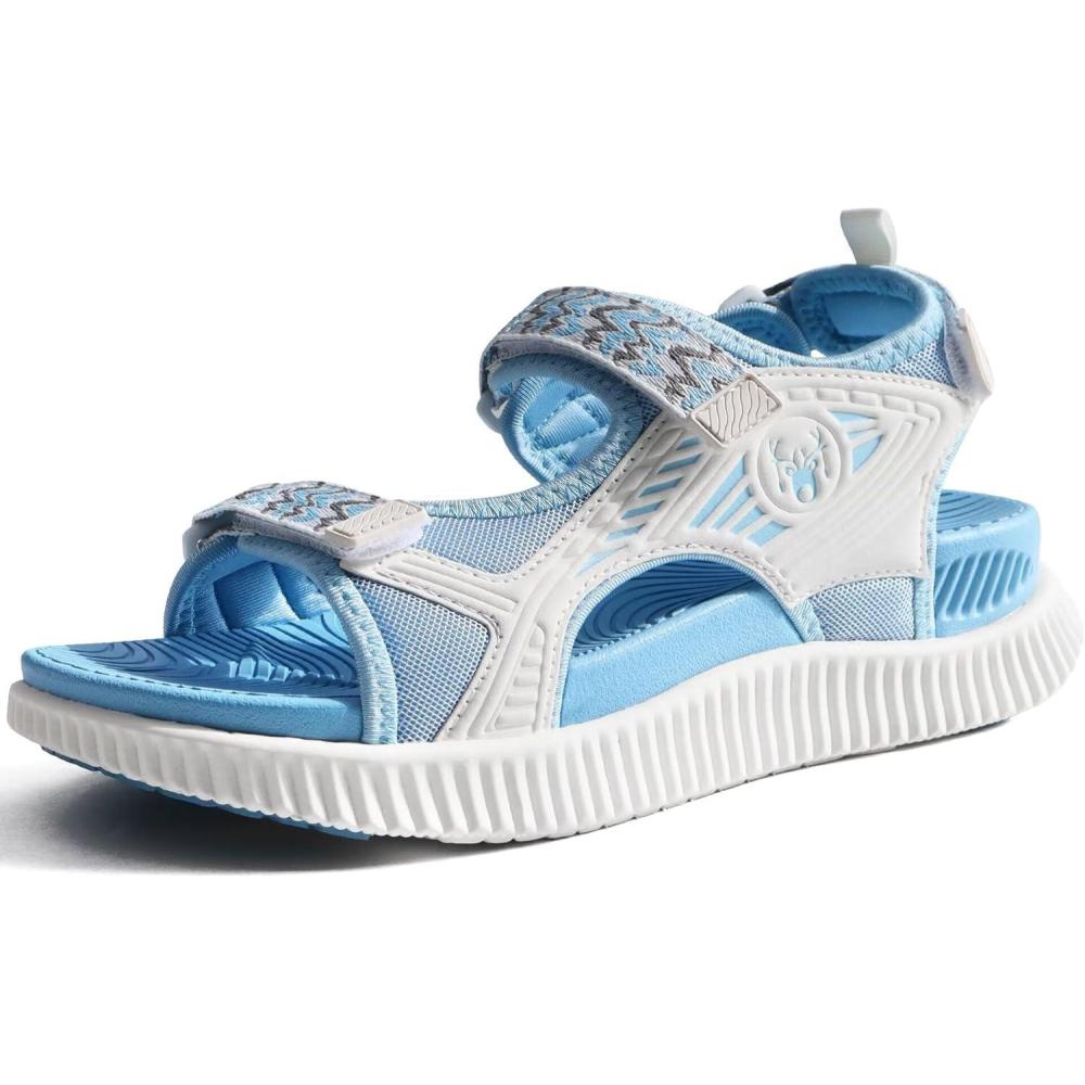 image:imageKuaiLu Sandales Randonne Femmes Sport et dextrieur Confortable Orthopedique Soutien Vote Plantaire Sandale Rglables t Lger Antidrapante SandalesBleu
