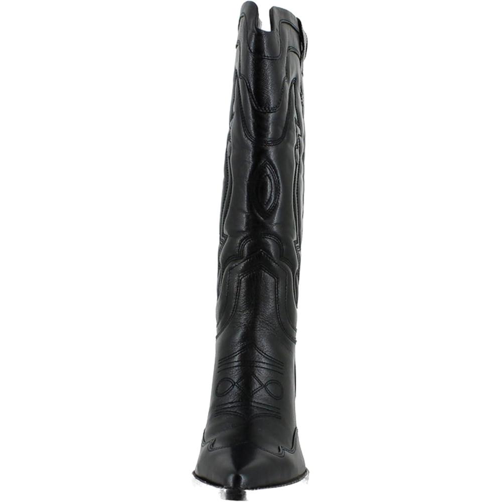image:imageSam Edelman Femme James Botte de WesternCuir de Veau Large Noir