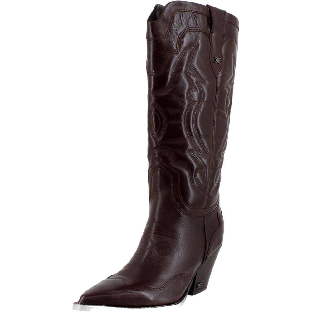image:imageSam Edelman Femme James Botte de WesternVeau Large aux Noix de Pcan pices