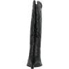 Cuir de Veau Large Noir