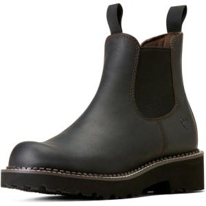 ARIAT Femme Fatbaby Twin Gore Western Boot Botte(Noir Deertan Black Gore)
