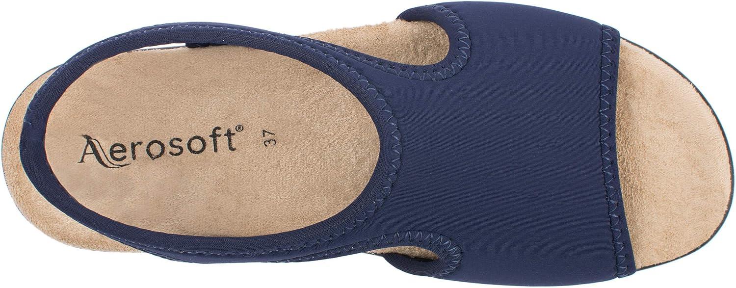 image:imageAerosoft Sandales stretch 05 pour femme extra lgres et lastiquesBleu