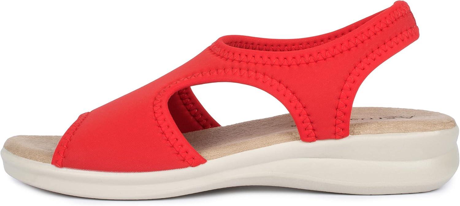 image:imageAerosoft Sandales stretch 05 pour femme extra lgres et lastiquesRouge