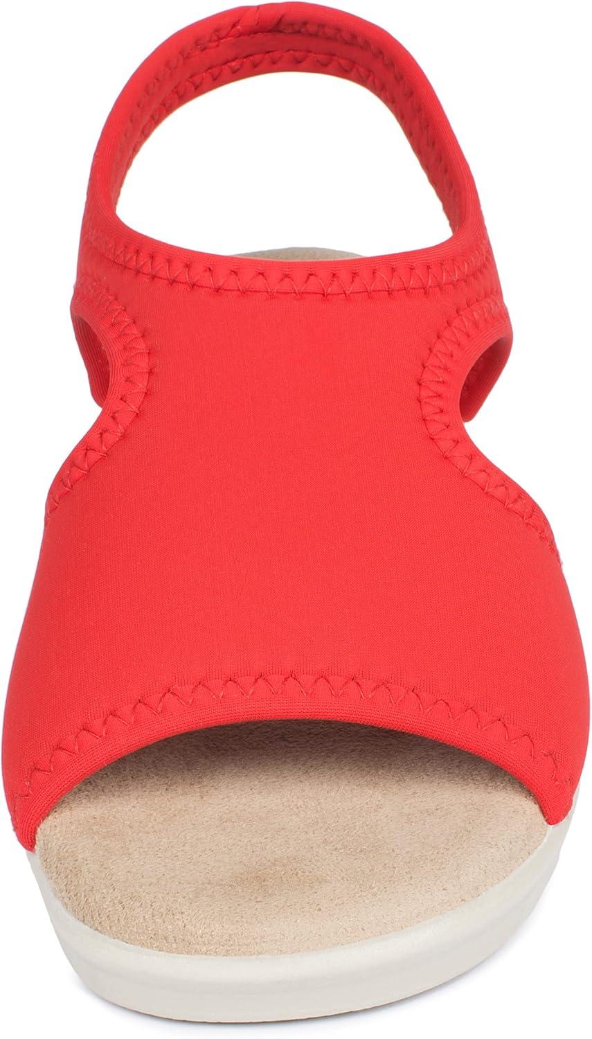 image:imageAerosoft Sandales stretch 05 pour femme extra lgres et lastiquesRouge
