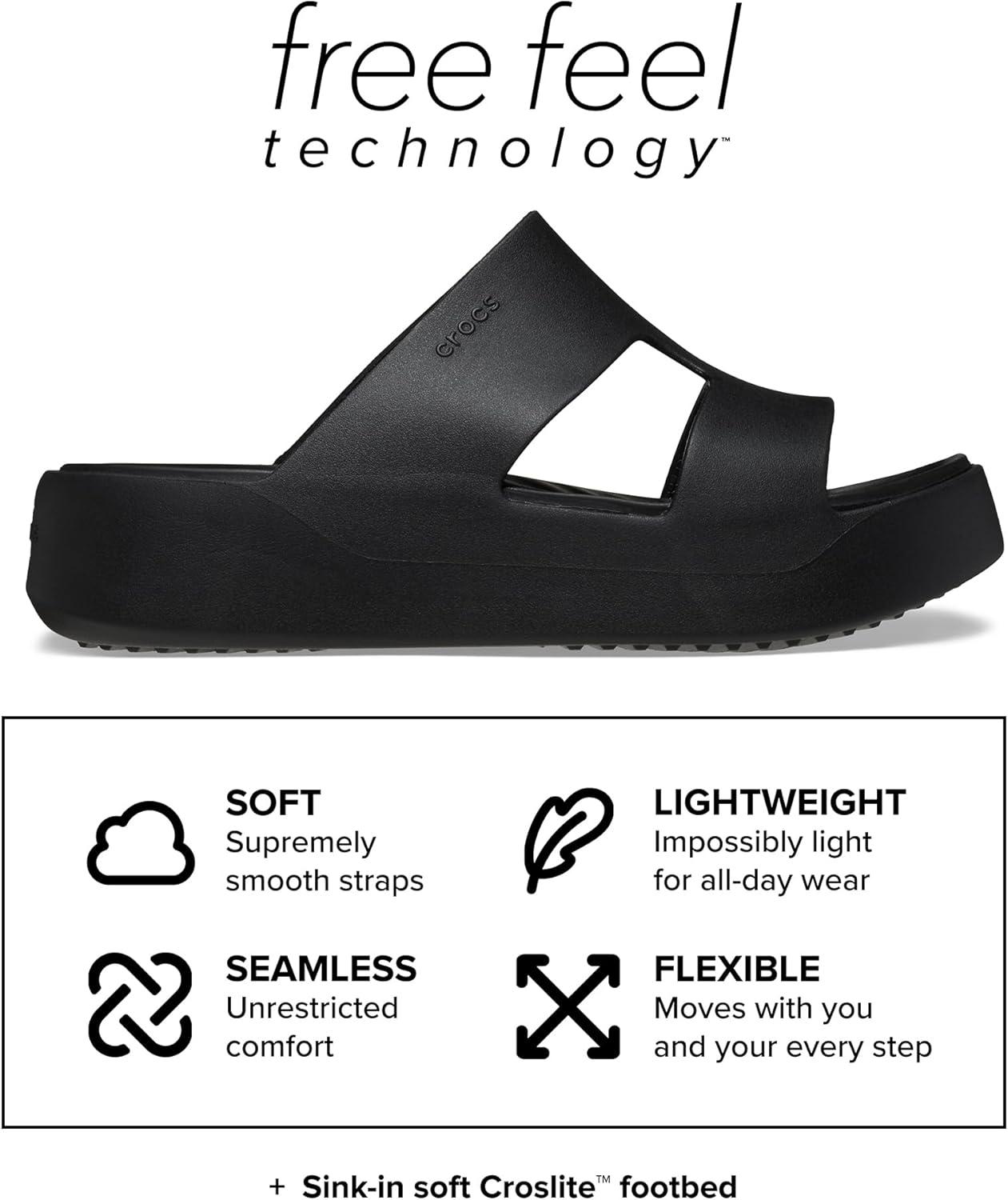 image:imageCrocs Femme Getaway Platform HStrap SandaleNoir