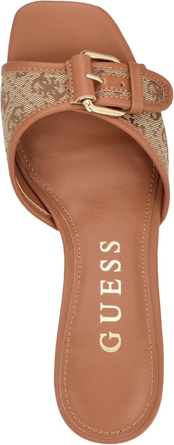 image:imageGUESS Gwdista2 Sandale talonFemmeBeige Marron 210