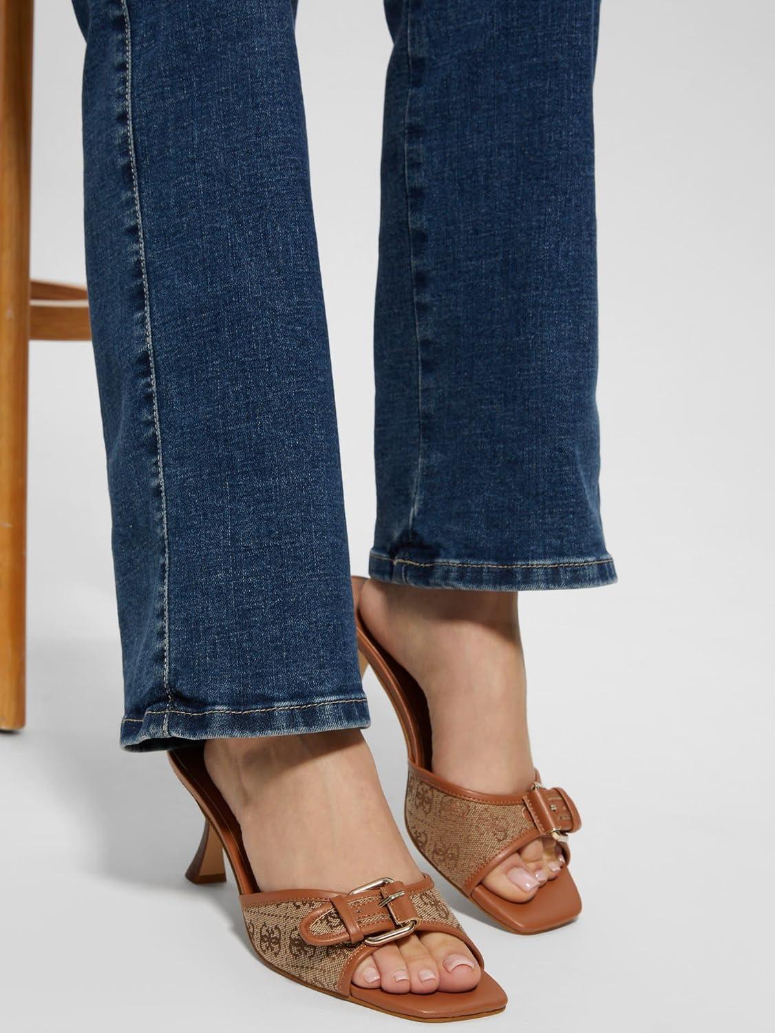 image:imageGUESS Gwdista2 Sandale talonFemmeBeige Marron 210