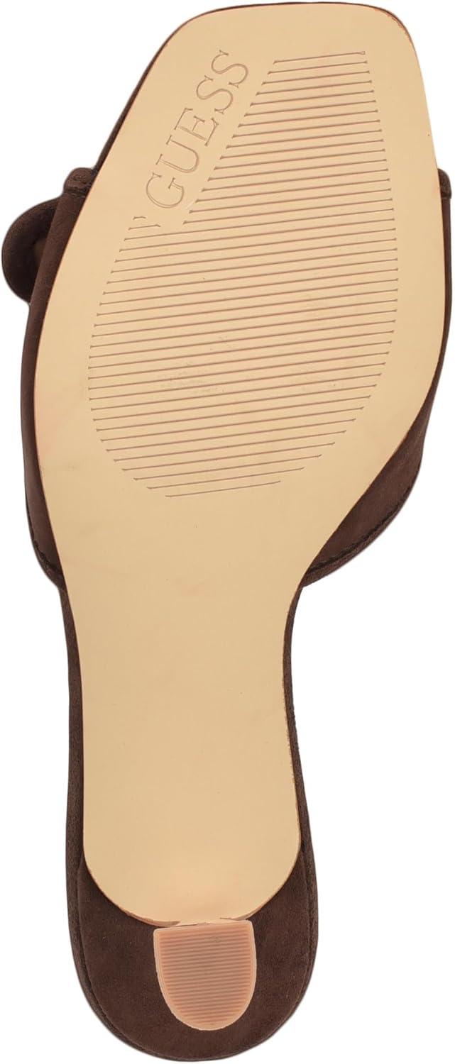image:imageGUESS Gwdista2 Sandale talonFemmeCuir Marron Fonc 200