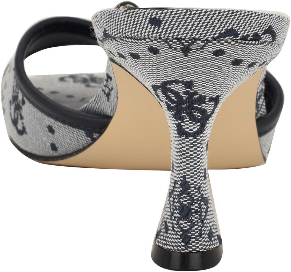 image:imageGUESS Gwdista2 Sandale talonFemmeLogo Bleu Fonc 400