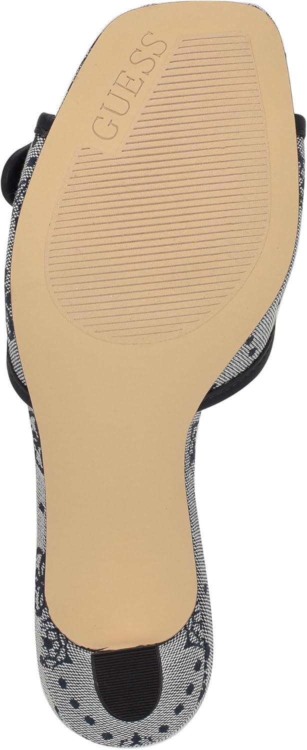image:imageGUESS Gwdista2 Sandale talonFemmeLogo Bleu Fonc 401