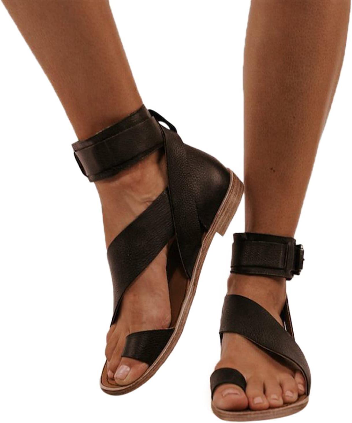 image:imageGenerisch Sandales pour femme Mules Chaussures dt pour femme Sandales tendance Tongs plates Talon creux En cotonNoir
