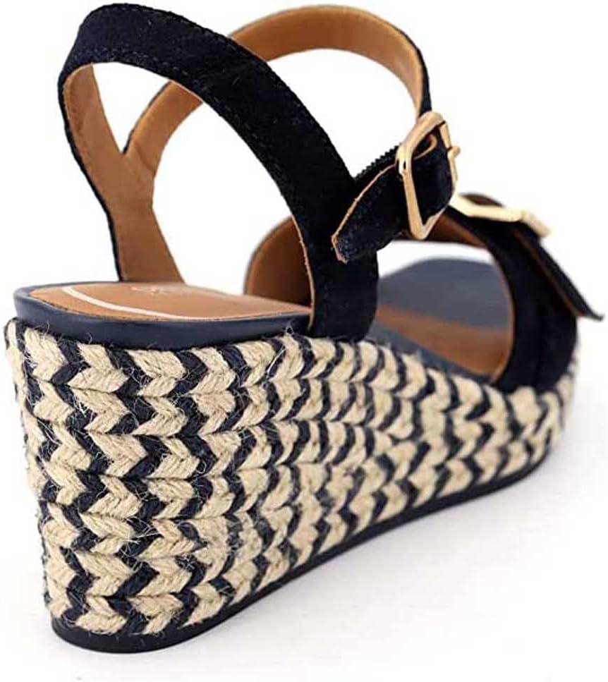 image:imageGeox D Panarea Espadrilles Wedge SandalFemmeBleu Marine
