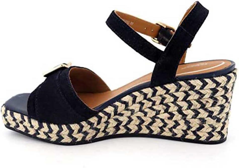 image:imageGeox D Panarea Espadrilles Wedge SandalFemmeBleu Marine